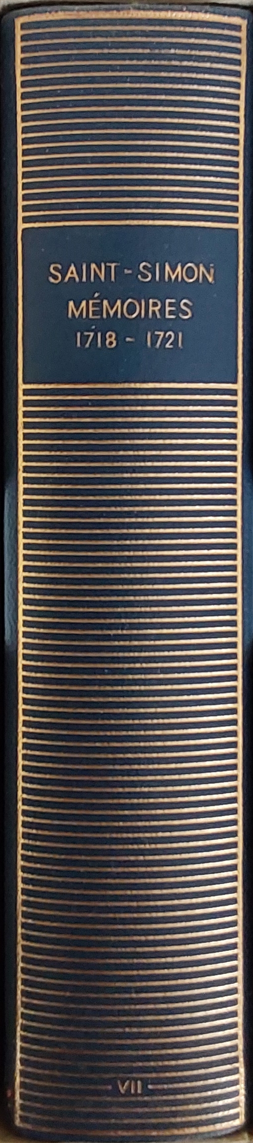 Volume 150 de Saint-Simon dans la Bibliothèque de la Pléiade.