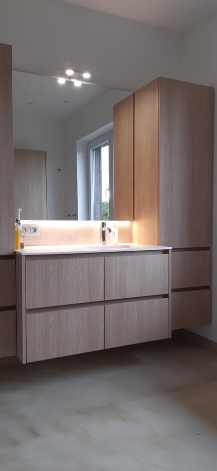 Salle de bain chene chambertin