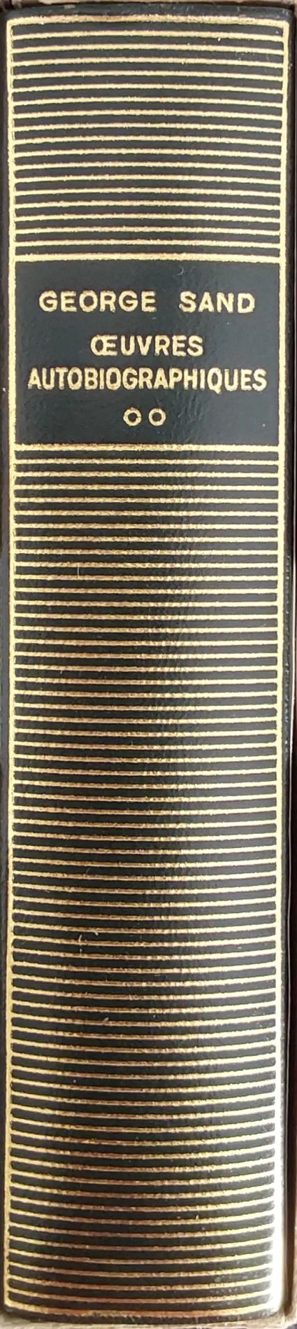 Volume 227 de George Sand dans la Bibliothèque de la Pléiade.