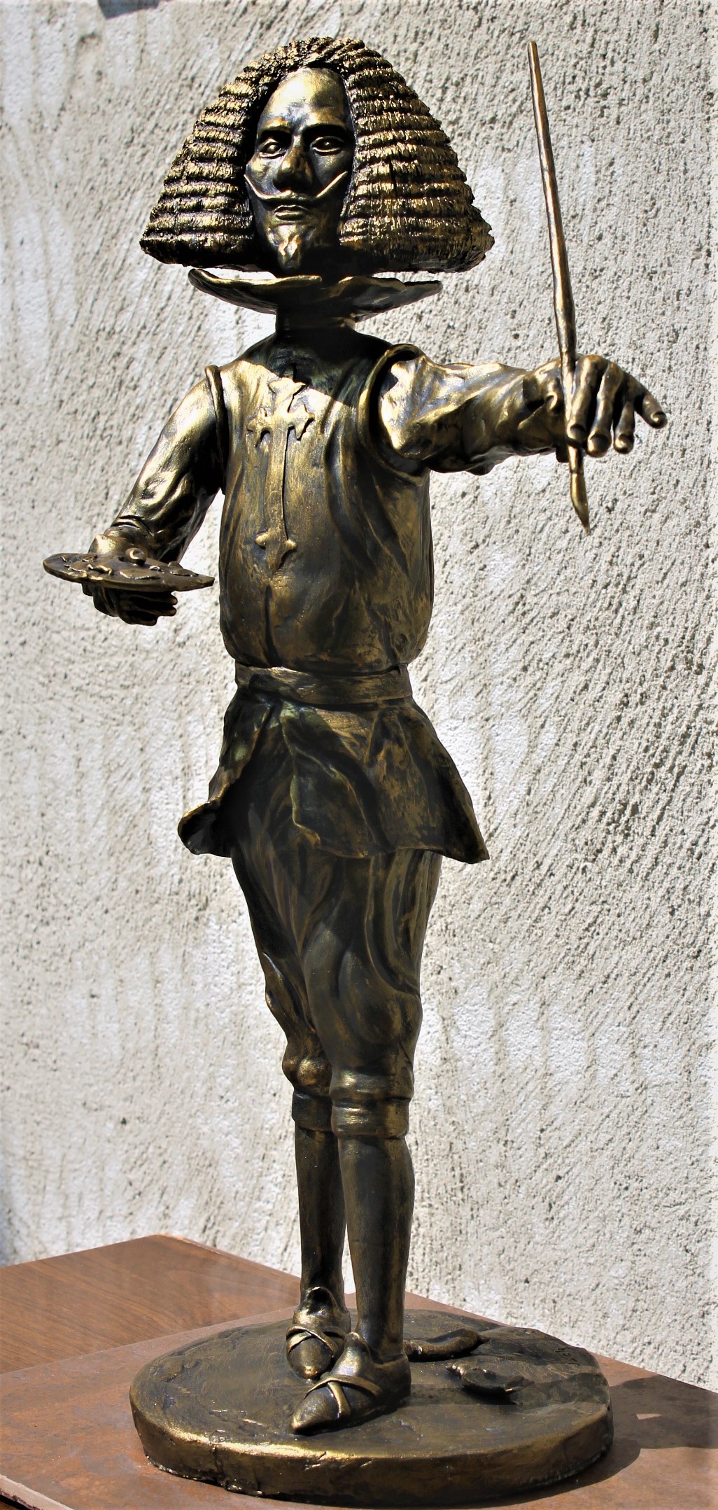 Diego hauteur 55 argile naturelle peinte 2018