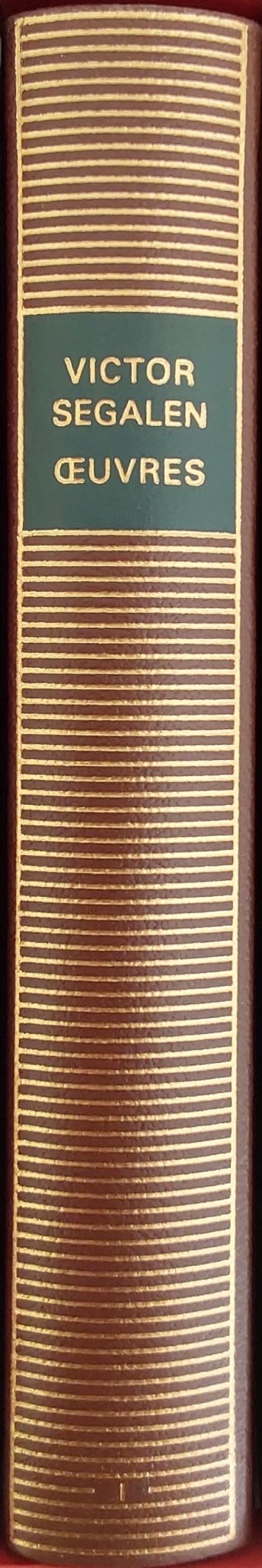 Volume 653 de Victor Segalen dans la Bibliothèque de la Pléiade.