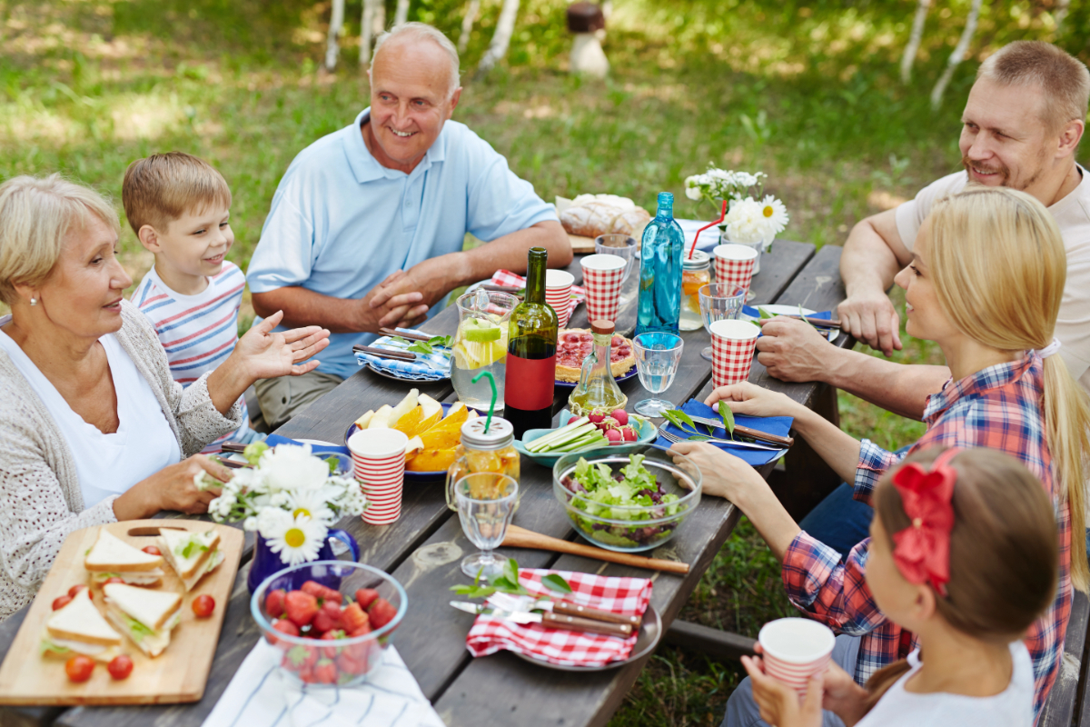 Vistacreate 115718100 stock photo family having picnic