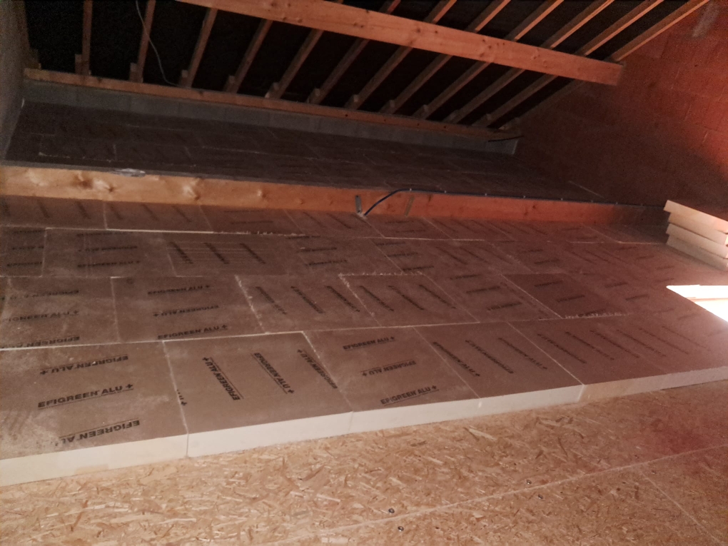 Amenagement garage ossature bois plancher