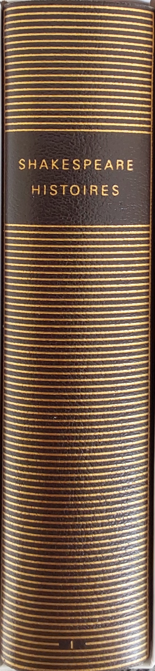 Volume 546 de Shakespeare dans la Bibliothèque de la Pléiade.