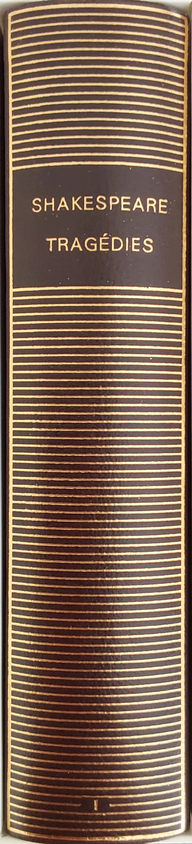 Volume 50 de Shakespeare dans la Bibliothèque de la Pléiade.