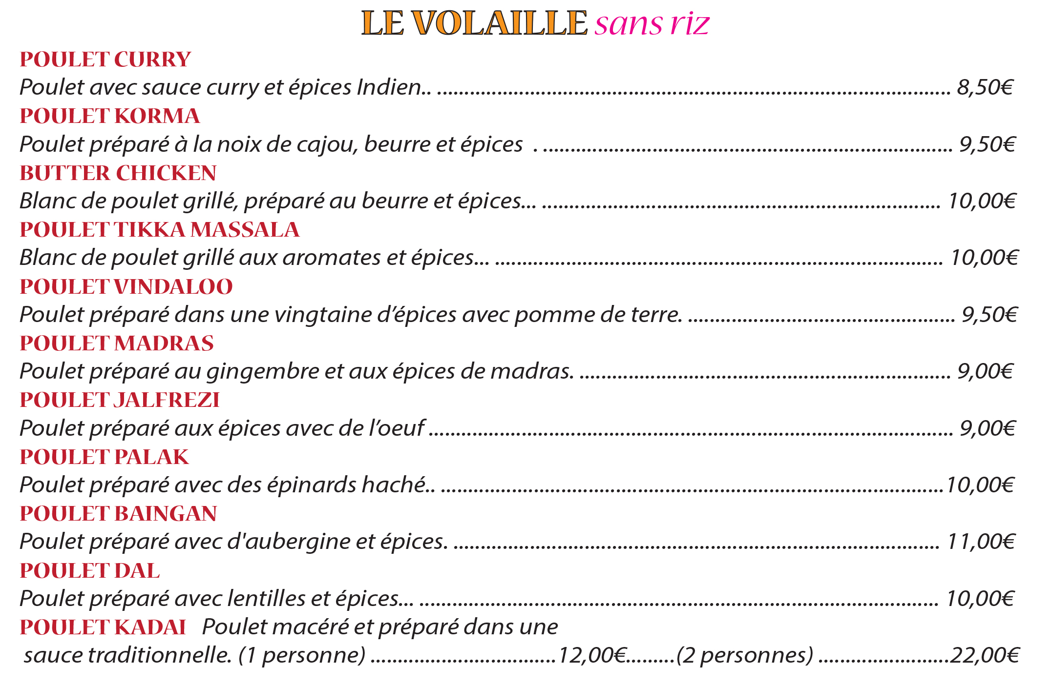 Volaille