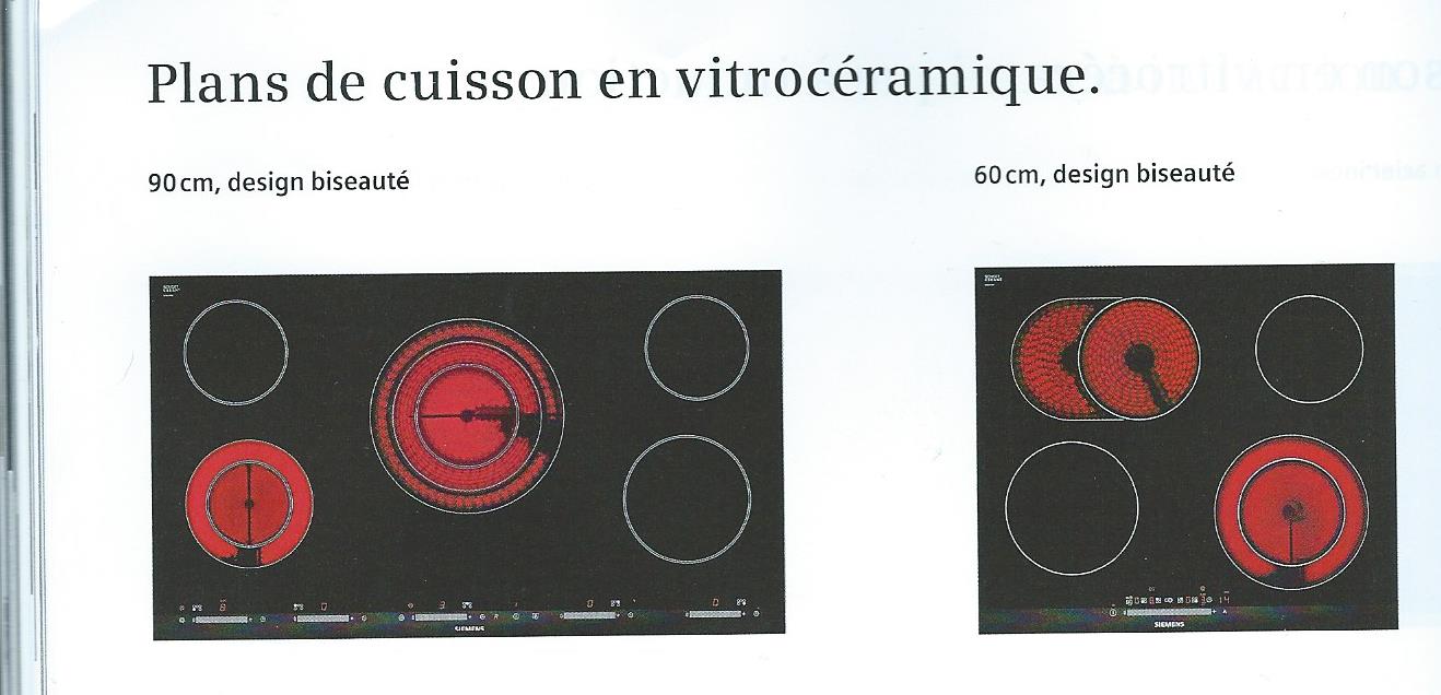 Plan de cuisson Siemens