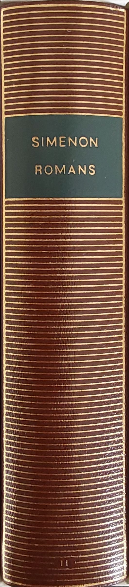 Volume 496 de Simenon dans la Bibliothèque de la Pléiade.