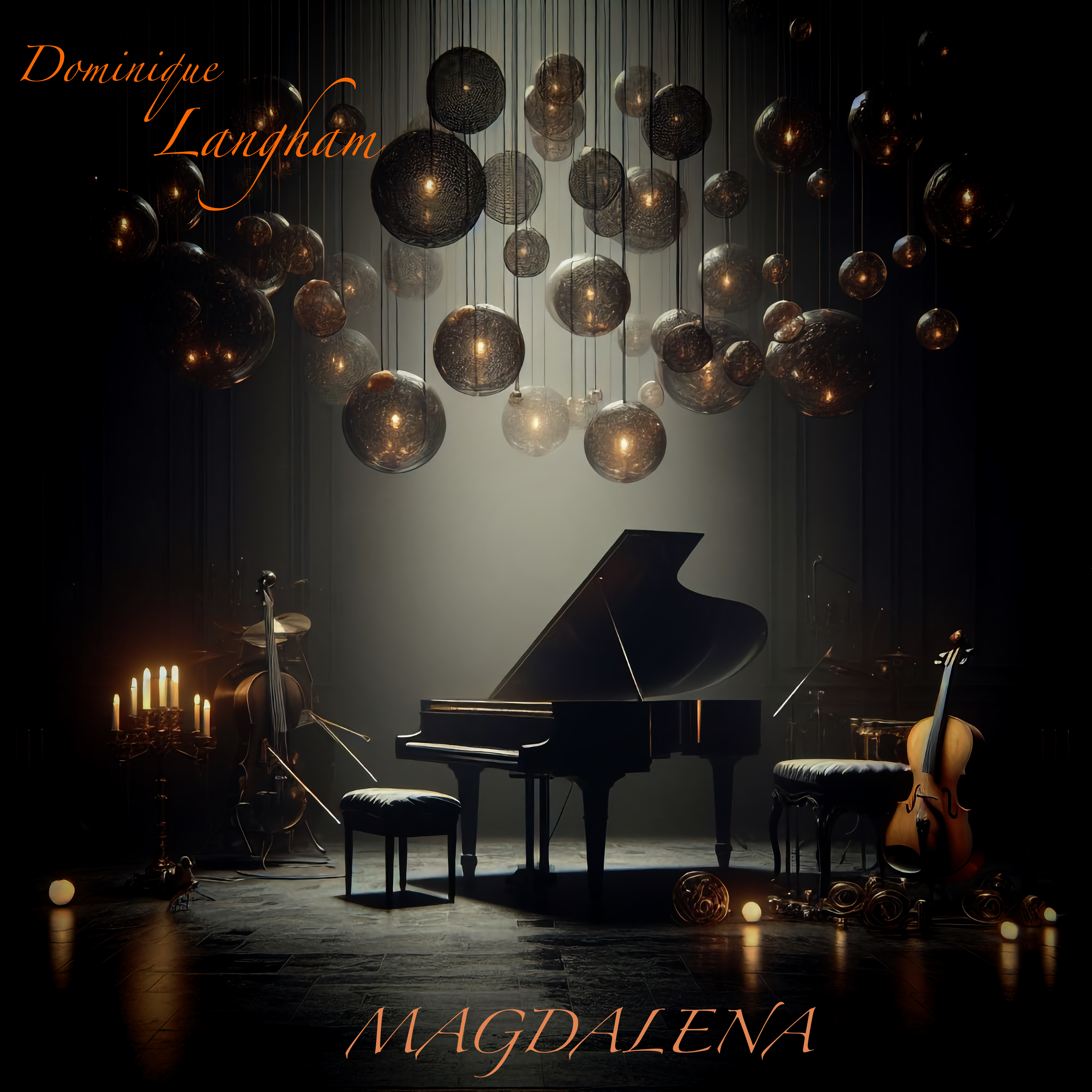 Magdalena, single composé et interprété par Dominique Langham, Piano, Cello, Violin