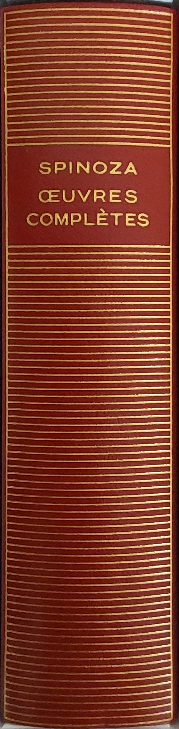 Volume 108 de Spinoza dans la Bibliothgèque de la Pléiade