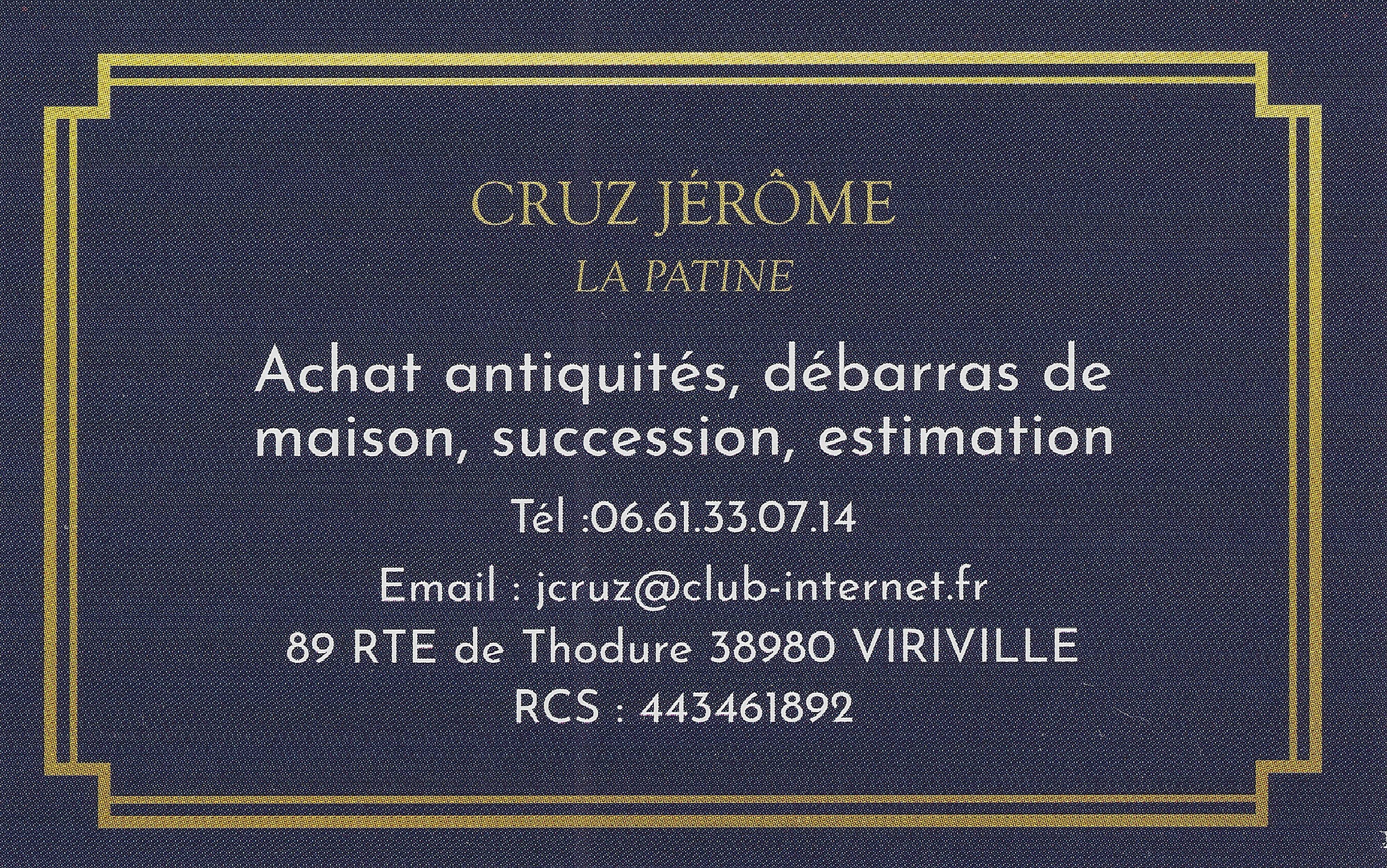 Cruz jerome la patine 