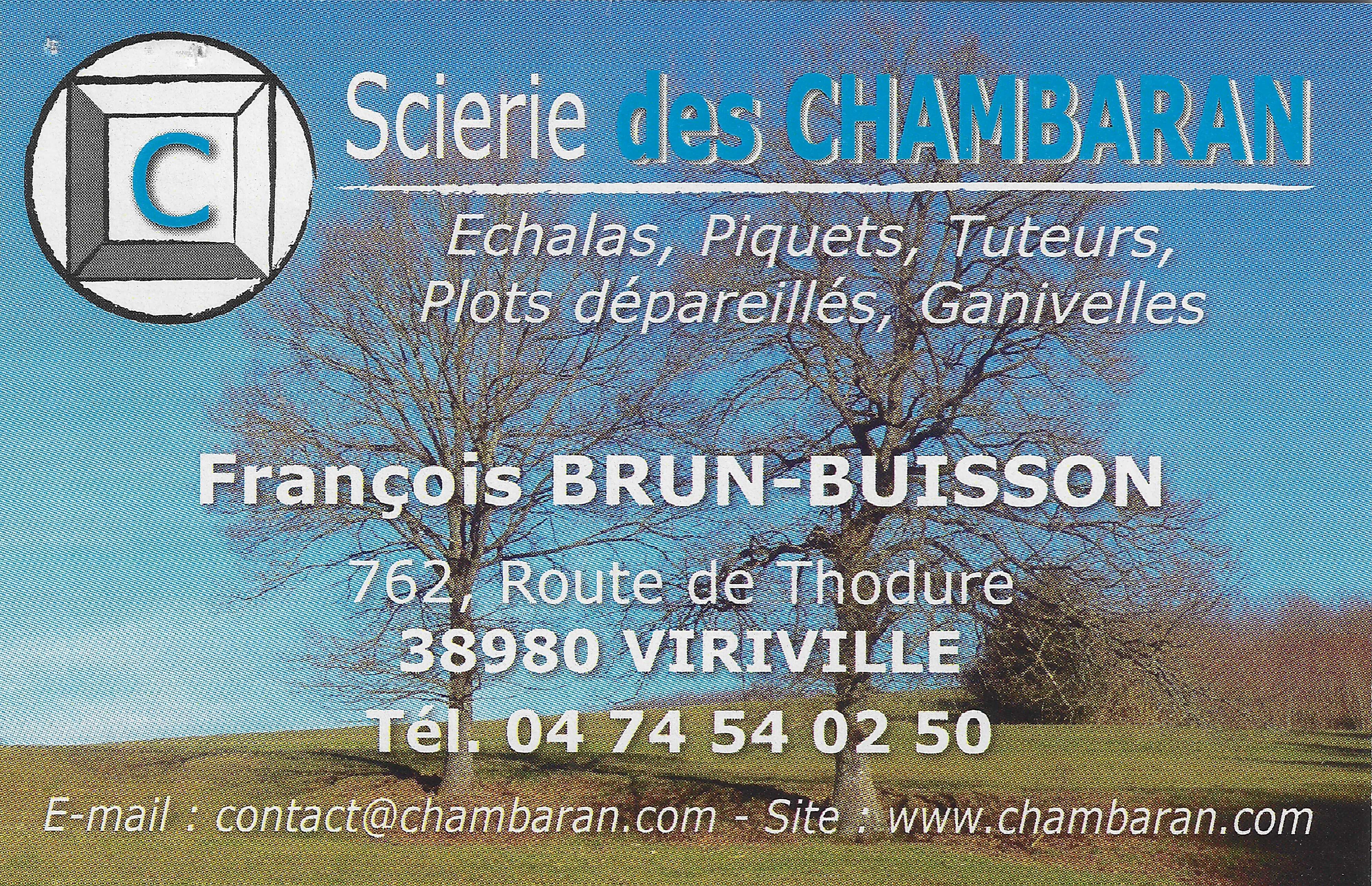 Brun buisson scierie des chambaran
