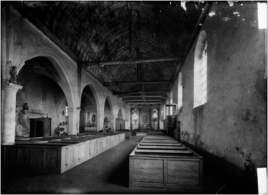 Photo sur plaque de verre vers 1910