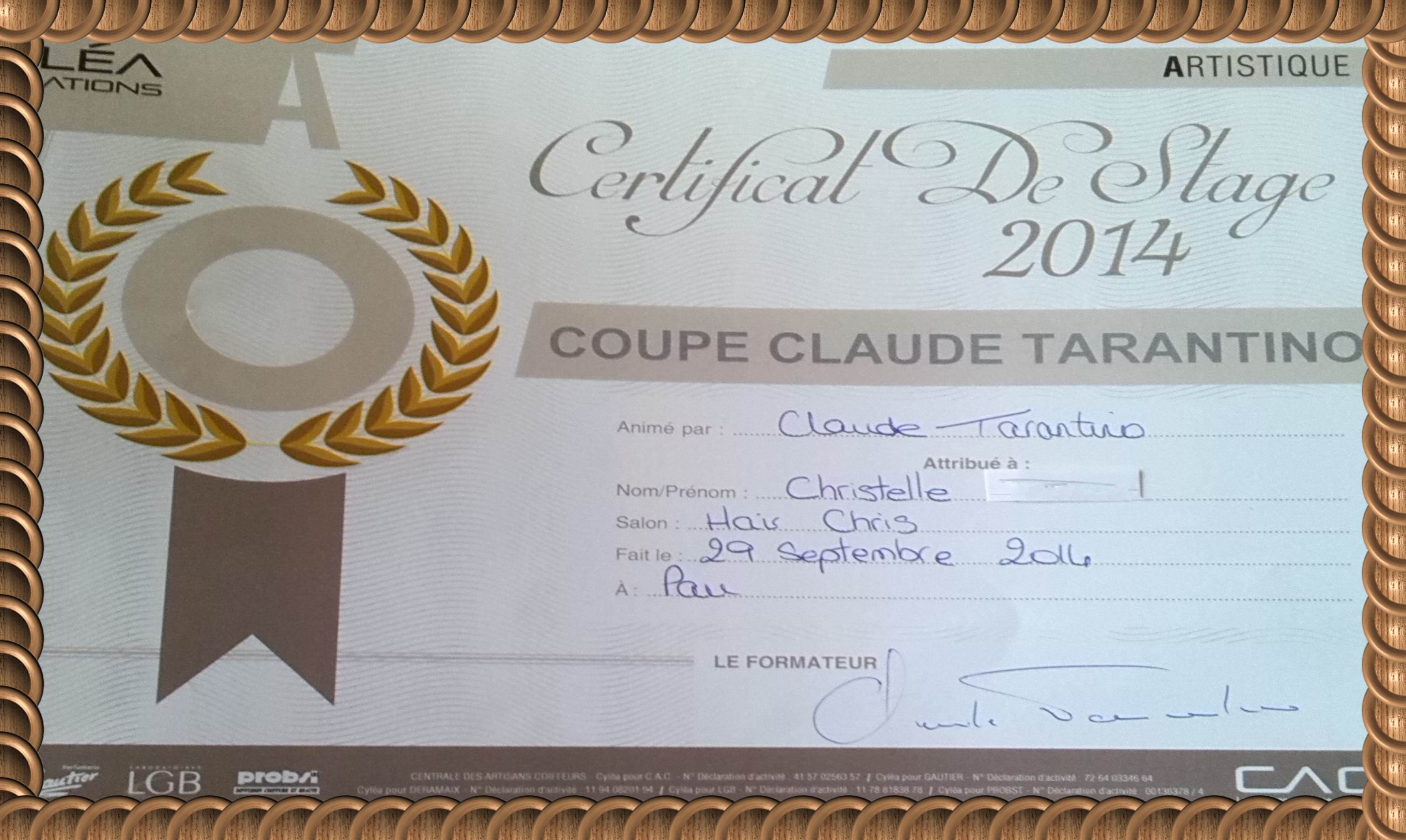 Diplome coupe