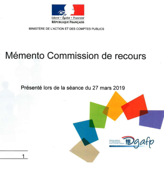 Mémento Commission de recours