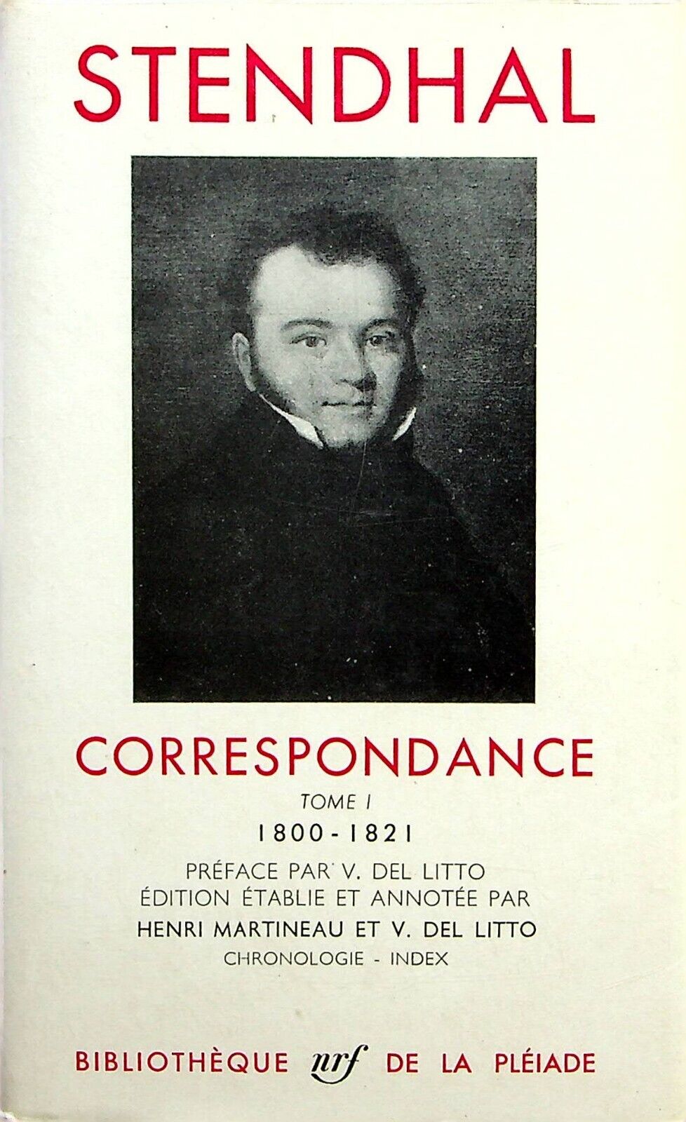 Stendhal dans la collection de la bibliothèque de la Pléiade