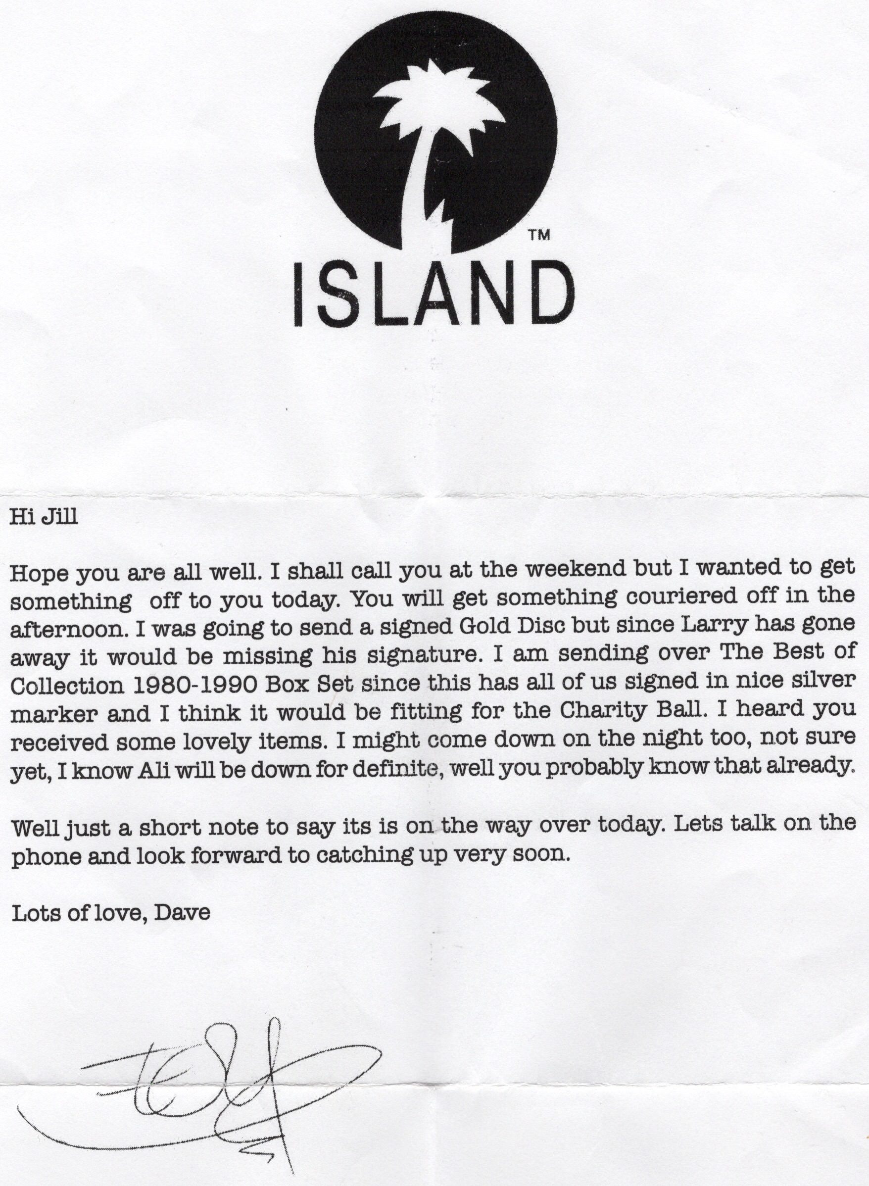 Sweetest things letter from the edge