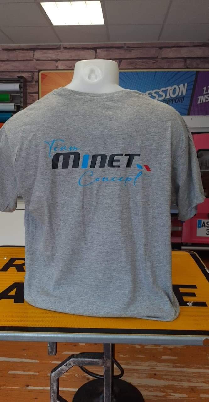 Flocage tshirt dos