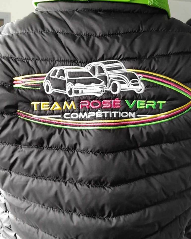 Team rose et vert