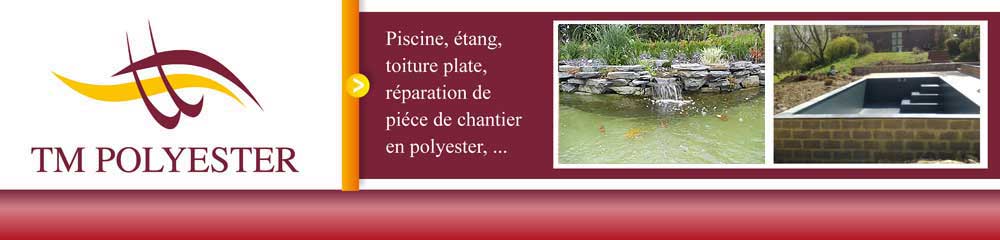 Recouvrement polyester pour piscine 
toiture plate citernes à eau
Réparation polyester sur piscines étangs
Bateau jet ski carénage moto
Fabrication en atelier de pièces diverses 
