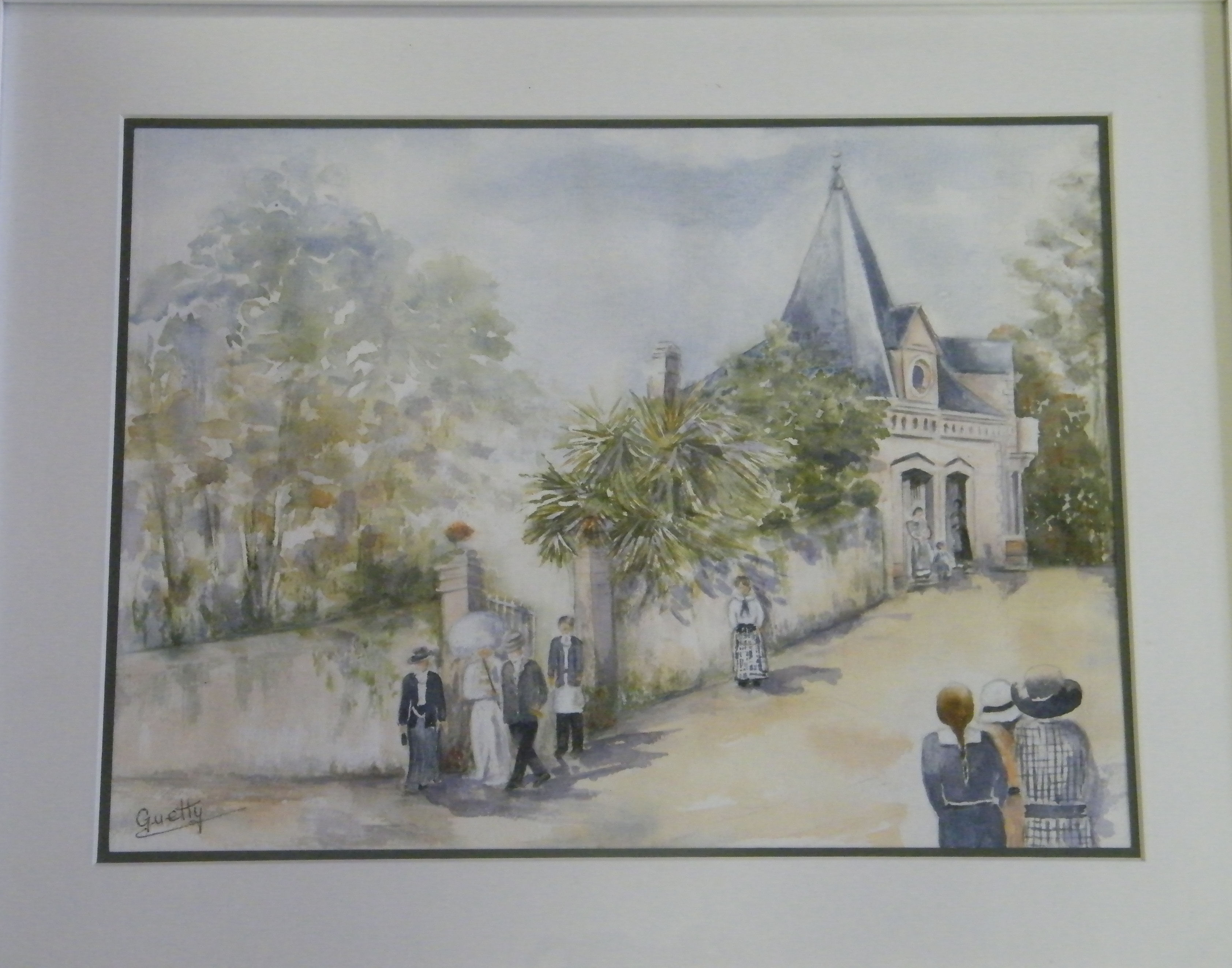 L entree de la maison pierre loti guetty troisfontaines