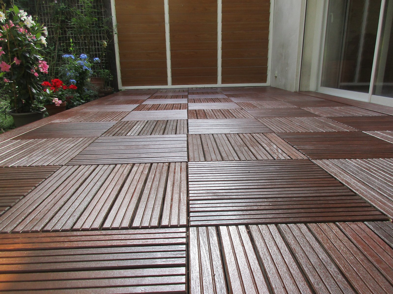 Terrasse renovation avant pendant apres degriseur et saturateur 6 