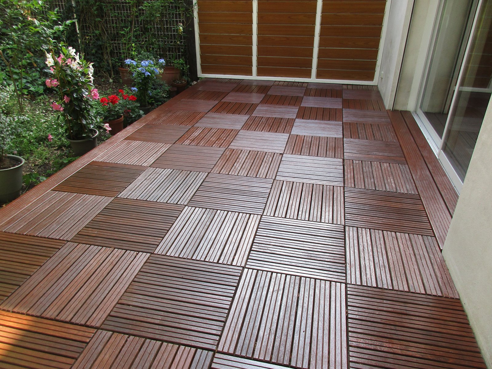 Terrasse renovation avant pendant apres degriseur et saturateur 5 