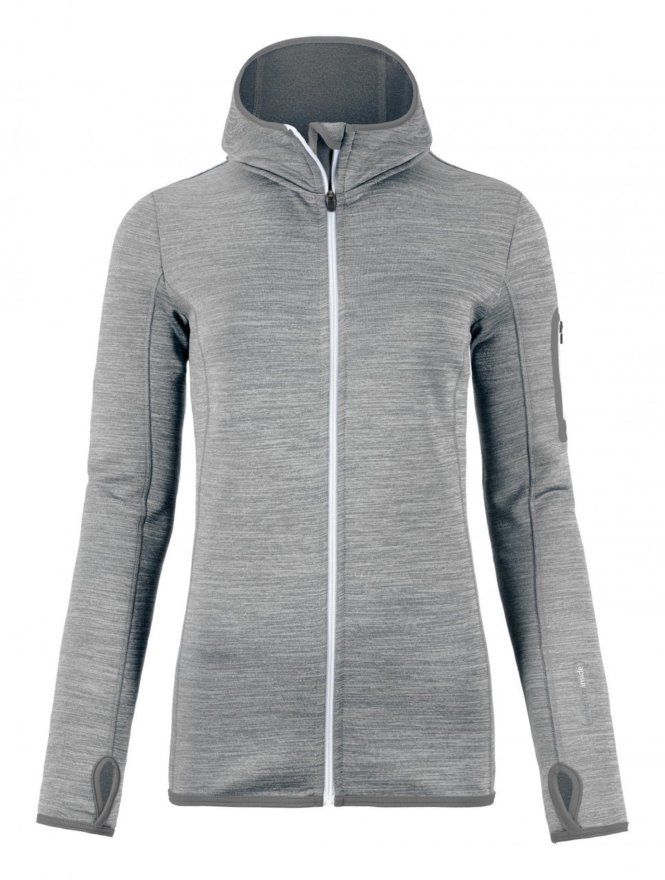 Merino fleece hoody melange w 86934 grey blend hir598256ece8938 1200x2000 32159