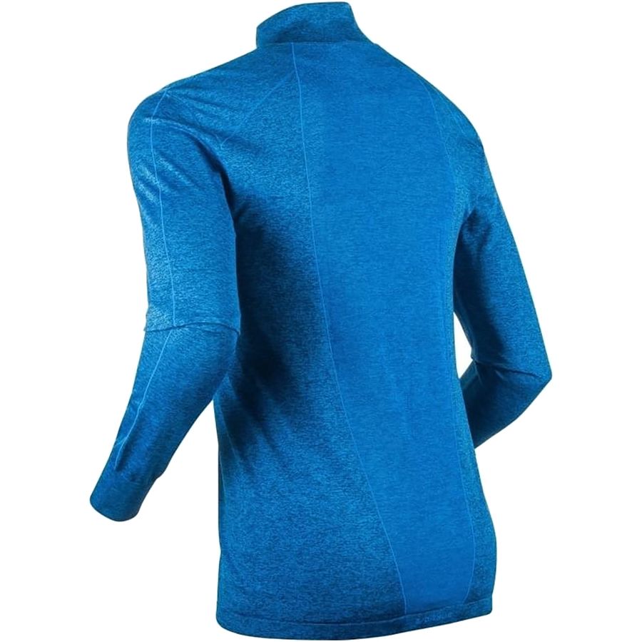 Bjorn half zip zone forged iron olympia blue