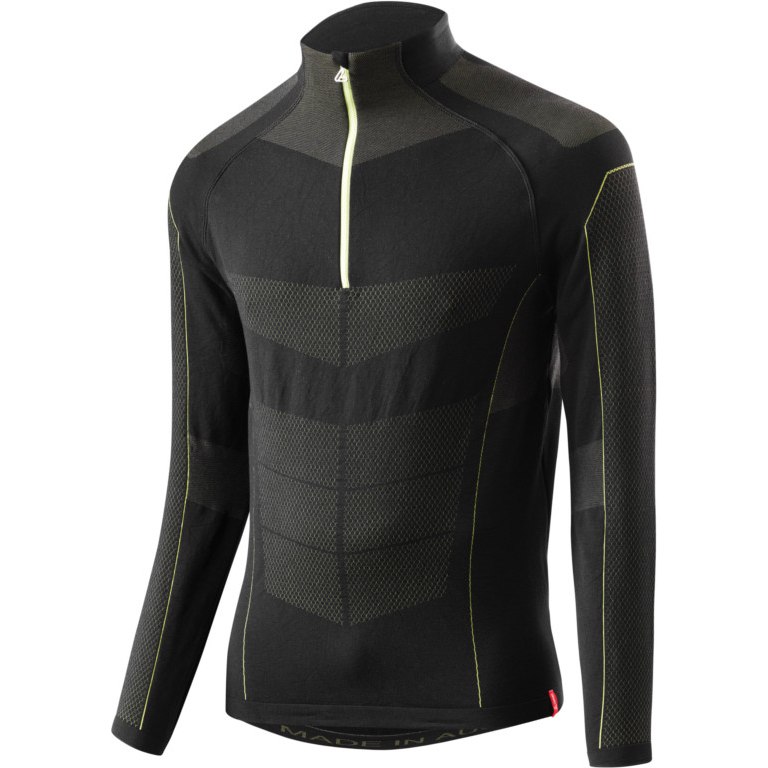 Loffler hr transtex hybrid pulli schwarz hell grun