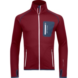 Ortovox fleece jacket dark blood