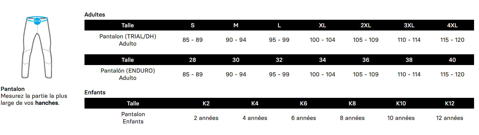 Guide-tailles-pantalons