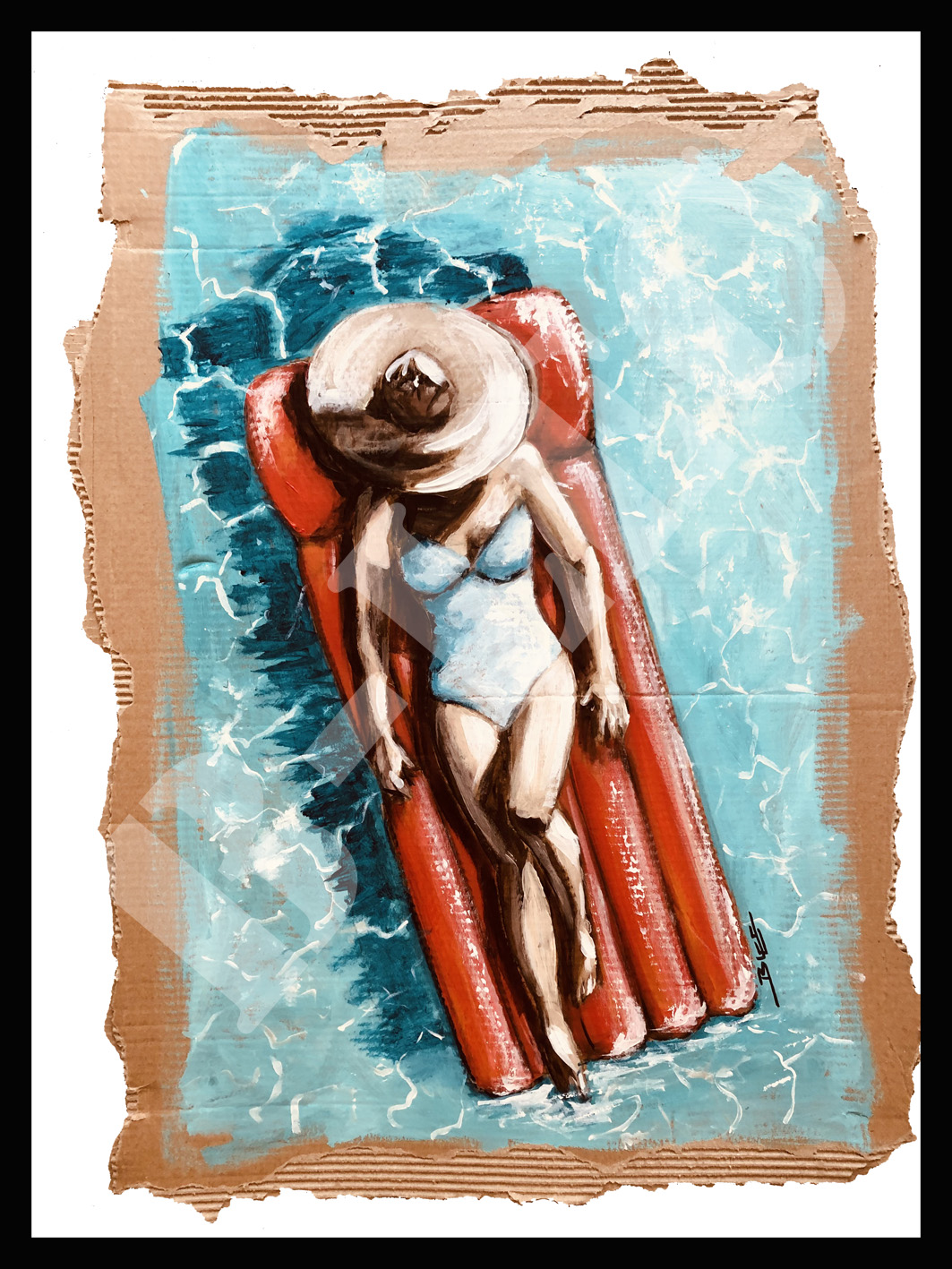 Femme carton