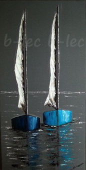 Voiles bleues site