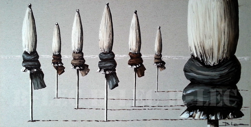 Parasols 100x50cm