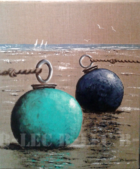 Bouees bleues