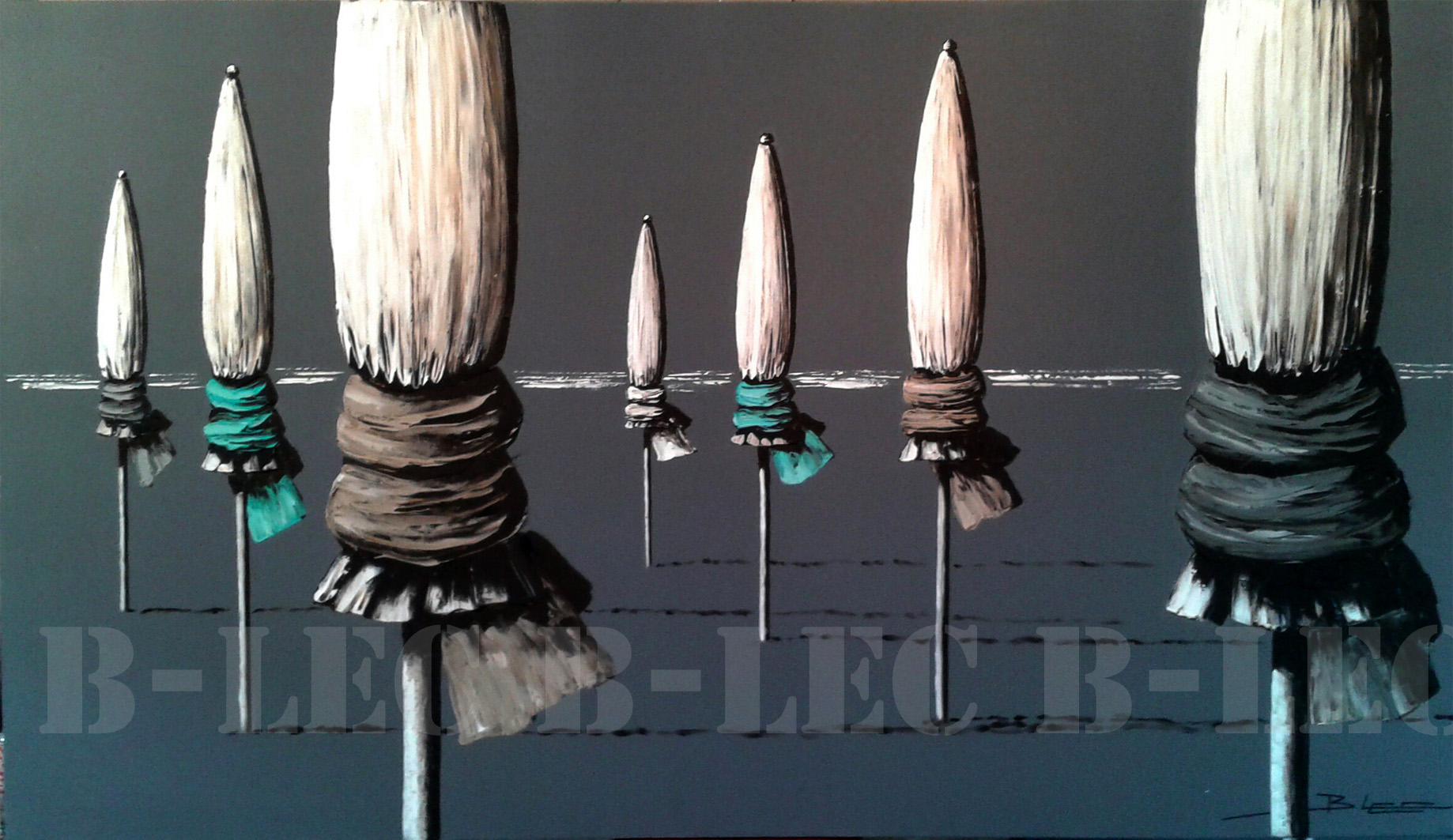 Parasols 140x80cm