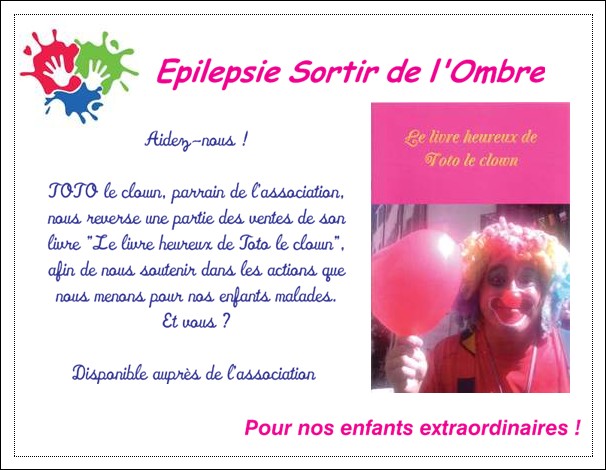 Carte postale recto Le livre heureux de Toto le Clown
