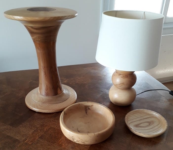 Tournage sur bois - Quelques réalisations de l'atelier