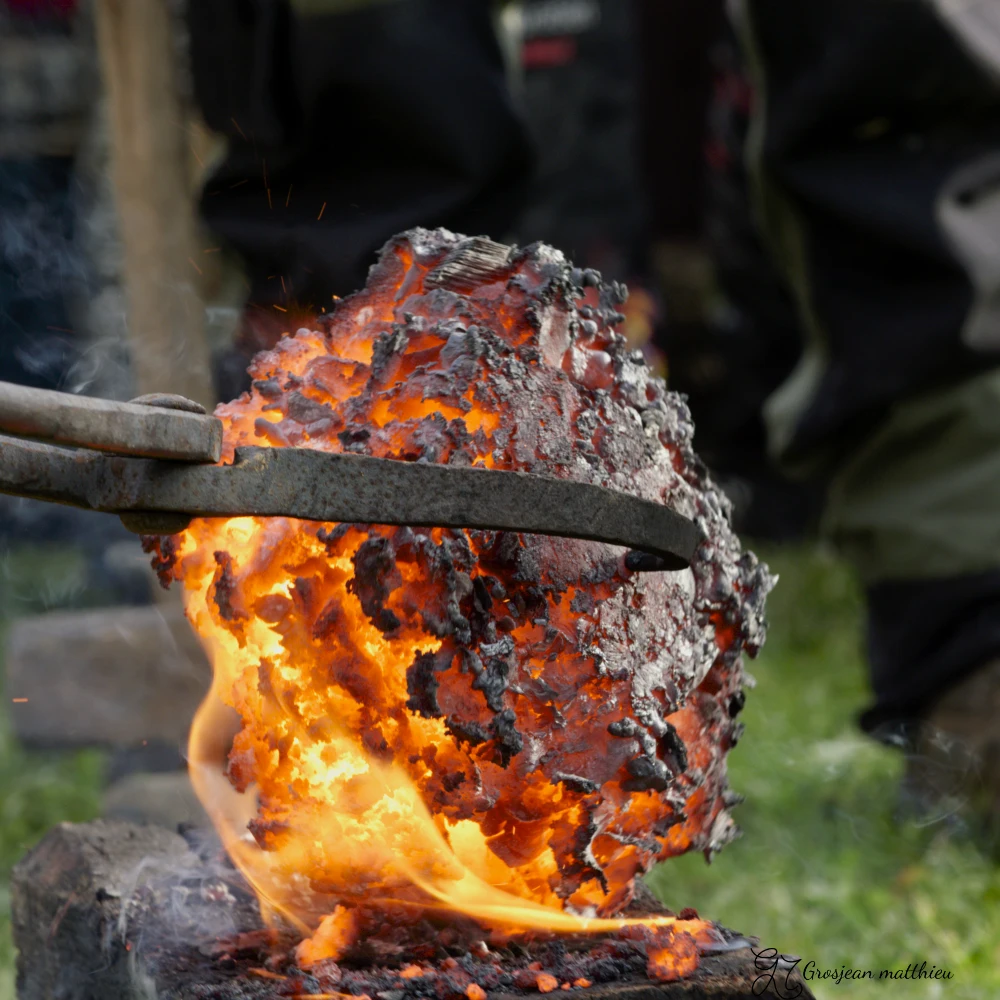 Bas fourneau trelissac bloomery furnace 22 fevrier 2026 12