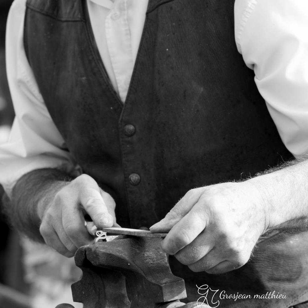 Trelissac demonstration de forge par michel blacksmithing demonstration by michel 22 fevrier 2026 12