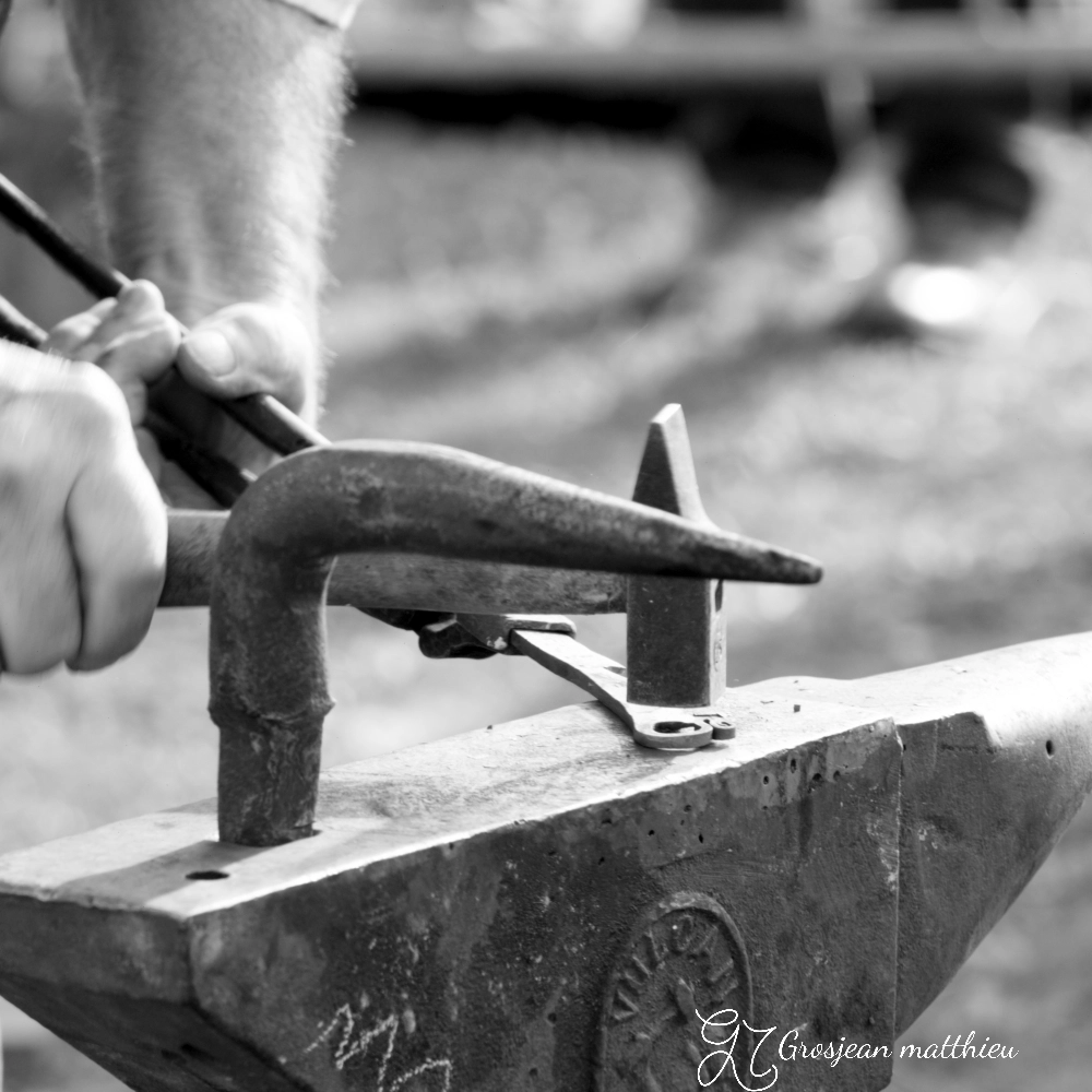 Trelissac demonstration de forge par michel blacksmithing demonstration by michel 22 fevrier 2026 10