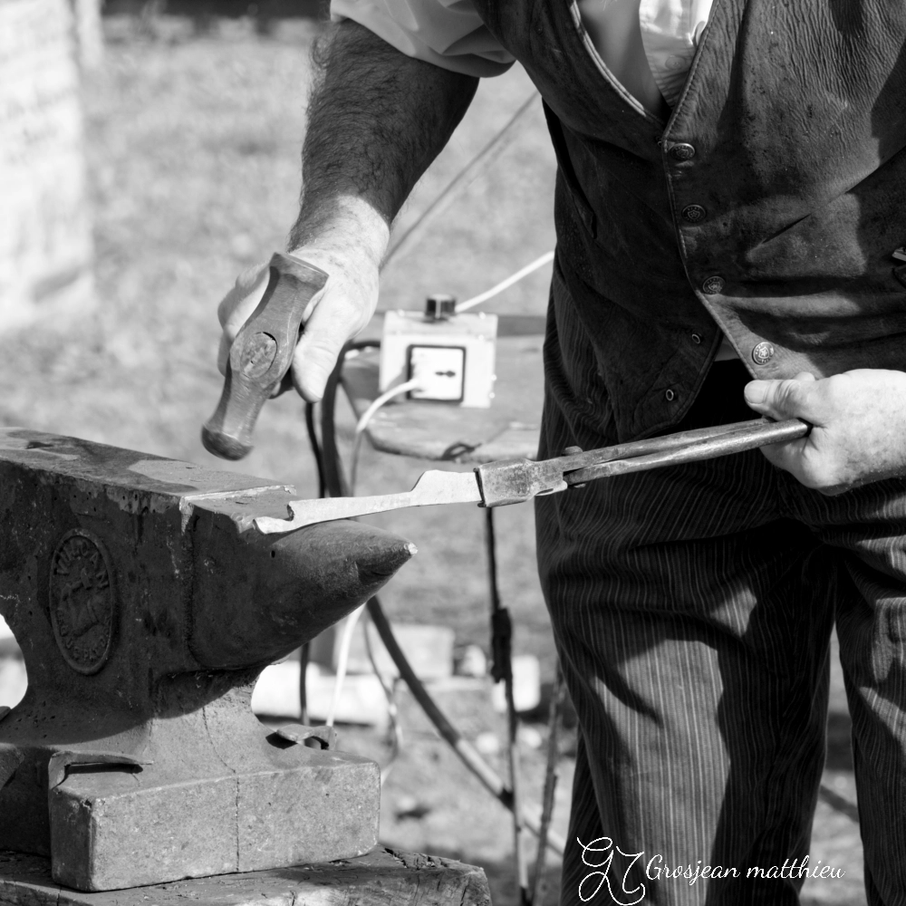 Trelissac demonstration de forge par michel blacksmithing demonstration by michel 22 fevrier 2026 07