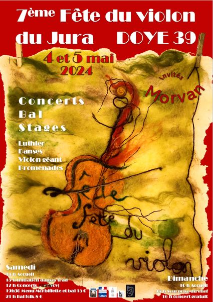 Fête du violon du Jura  14 et 15 mai 2016