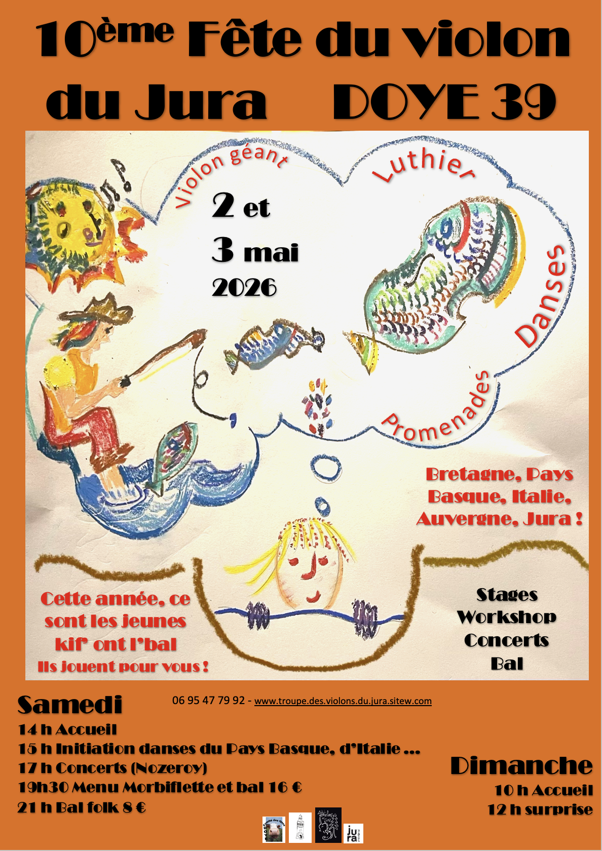 Fête du violon du Jura  14 et 15 mai 2016