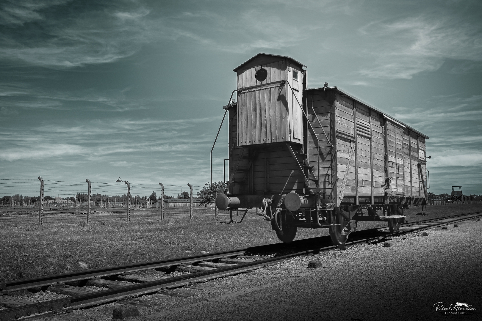 Wagon prisonniers auchwitz bw pologne grande 