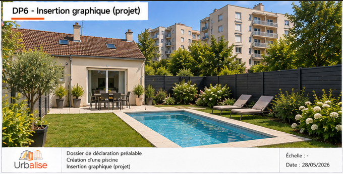 Insertion piscine