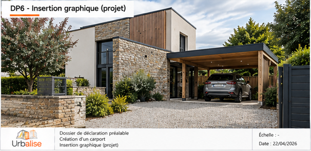 Insertion carport