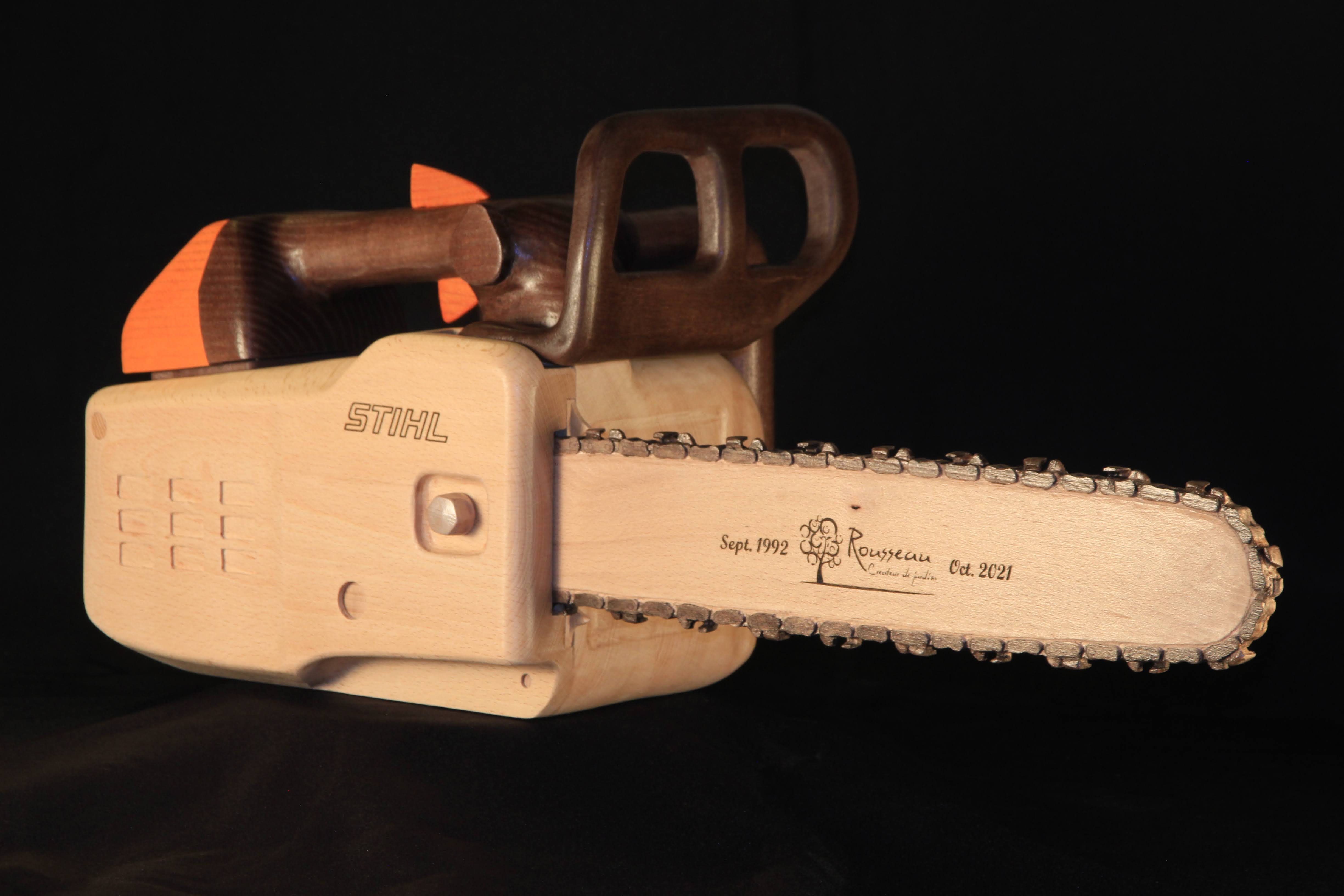 Maquette tronconneuse sthil 2