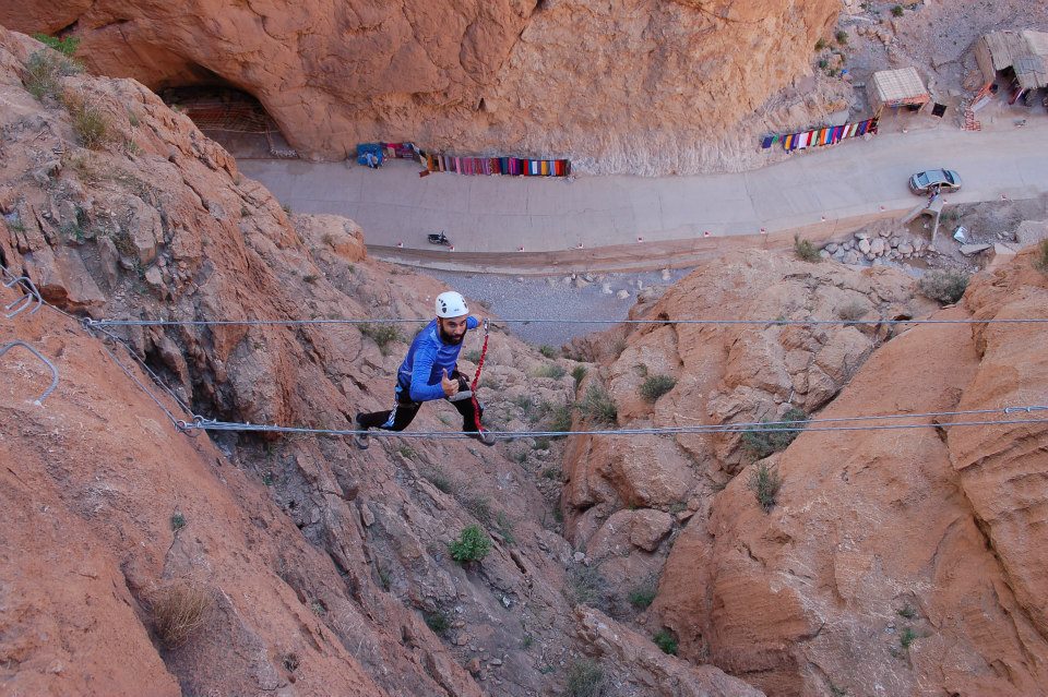 via ferrata todra gorge morocco aventures verticales maroc